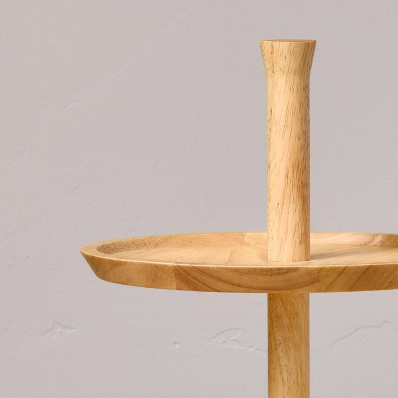 2-Tier Rubberwood Serving Tray - Hearth & Hand™ with Magnolia