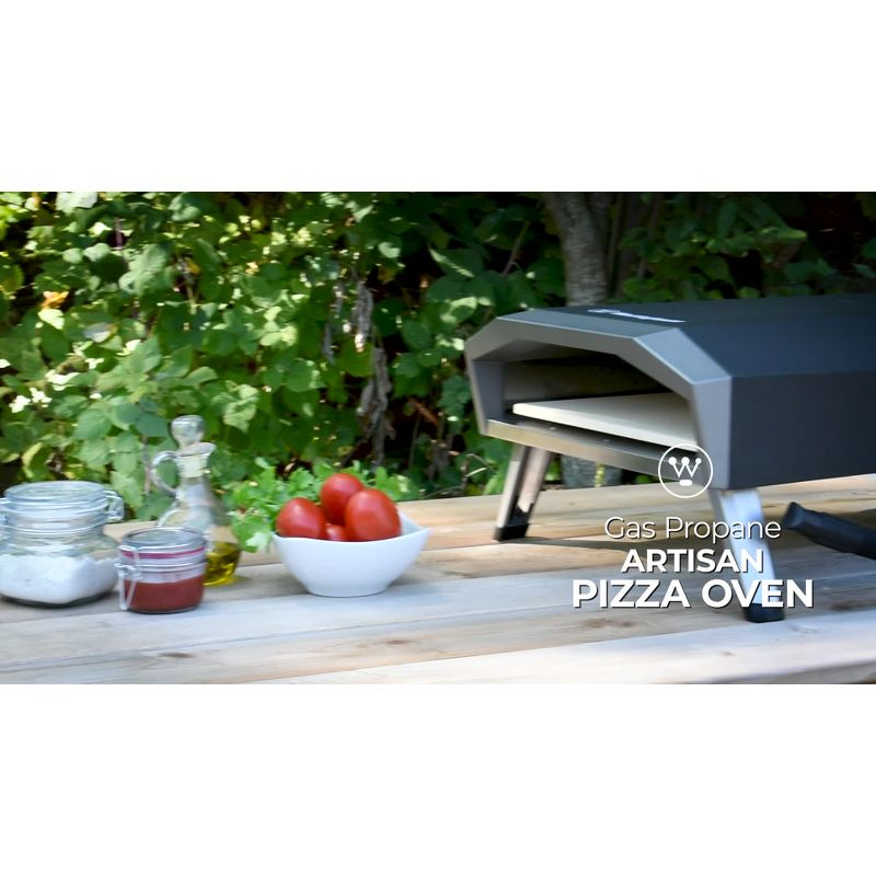 Westinghouse Wood Pellet Artisan Outdoor Pizza Oven -Stainless Steel Portable Pizza Ovens