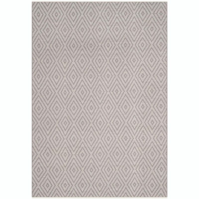 Montauk MTK811 Hand Woven Indoor Area Rug - Grey/Ivory - 5'x8' - Safavieh.