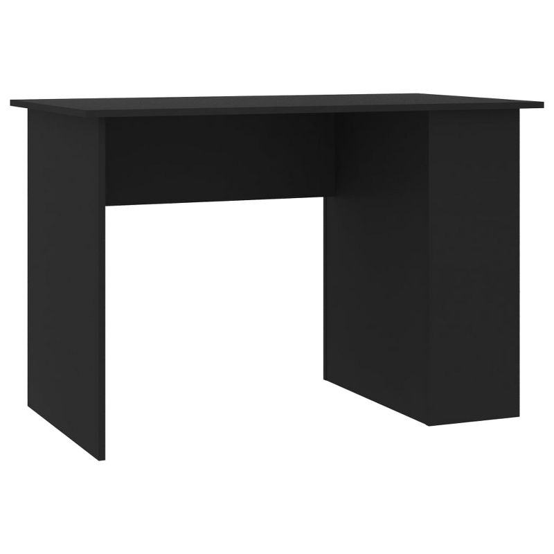 vidaXL Desk White 43.3"x23.6"x28.7" Engineered Wood