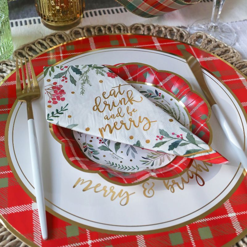 Kate Aspen Christmas 13” Charger Plate Placemat | 28665NA
