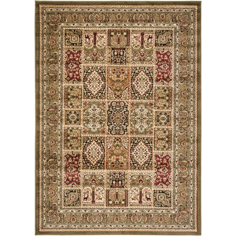 Lyndhurst LNH217 Power Loomed Area Rug - Multi/Green - 5'3"x7'6" - Safavieh.