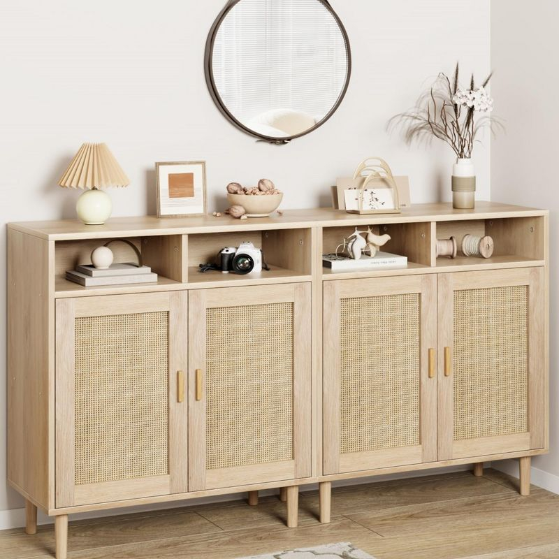 Set of 2 Sideboard Buffet Storage Cabinet