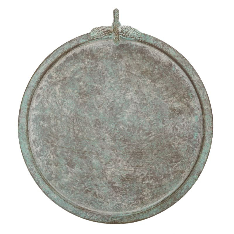 Kensi Outdoor Bird Bath - Antique Green - Safavieh