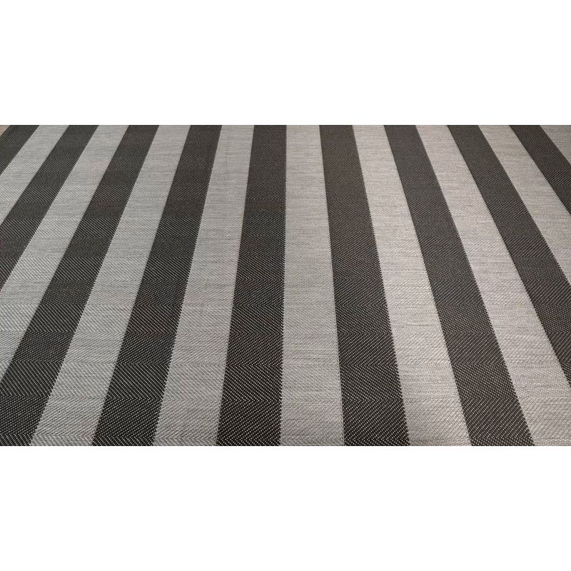 Nuloom Alexis Striped 3x5 Indoor/Outdoor Accent Rug for Living Room Patio Deck Front Porch Entryway Kitchen, Blue/Ivory