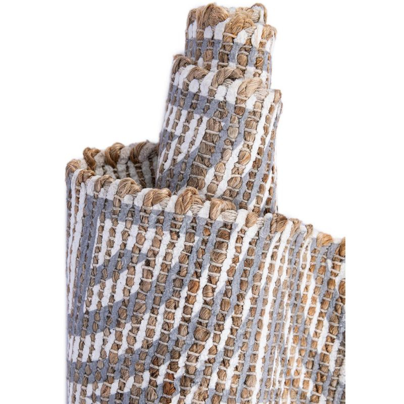 Unique Loom 7' 10 x 7' 10 Radha Chenille Jute Square Area Rug
