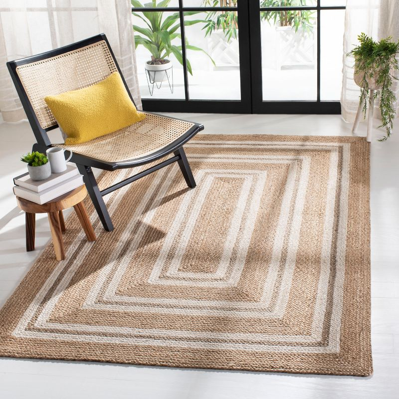 Natural Fiber NF890 Power Loomed Area Rug - Natural/Ivory - 5'x8' - Safavieh.