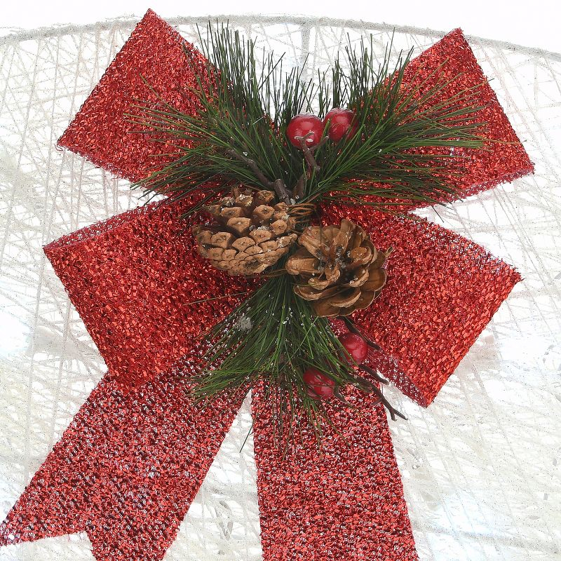 48" Prelit White Sisal Reindeer and Sleigh - National Tree Company