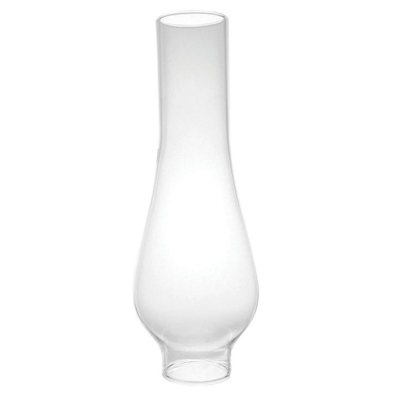 Lehman's Clear Glass Lamp Chimney, Replacement Hurricane Globe Handblown 2 Inch Diameter Fitter x 10 Inches High for Oil or Kerosene Lanterns
