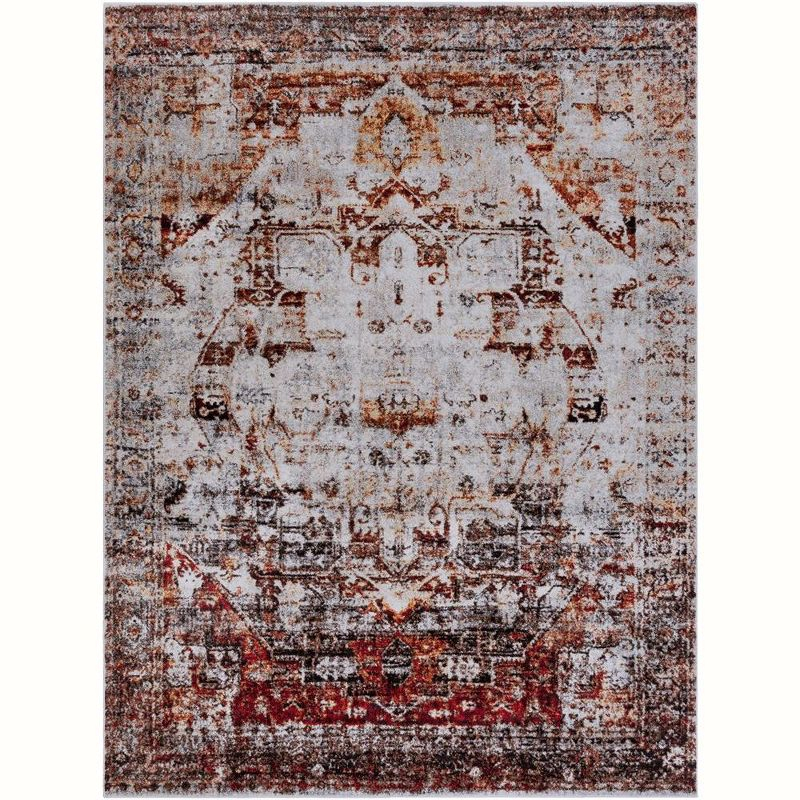 Mark & Day Libourne 7'10"x10'6" Rectangle Woven Indoor Area Rugs Burgundy
