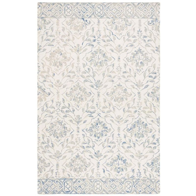 Dip Dye DDY901 Hand Tufted Area Rug - Light Blue/Ivory - 5'x8' - Safavieh.
