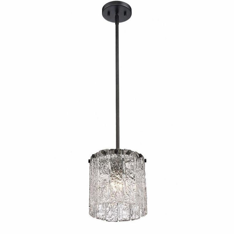 Z-Lite Glacier 1 - Light Pendant in  Matte Black