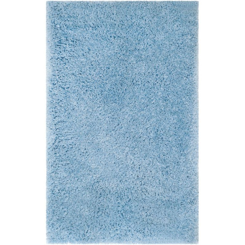 Supreme Shag SGS621 Hand Tufted Indoor Accent Rug - Light Blue - 3'x5' - Safavieh