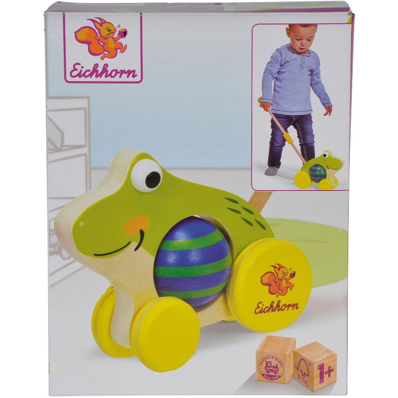 Simba Toys: Eichhorn Wooden Push Along Frog
