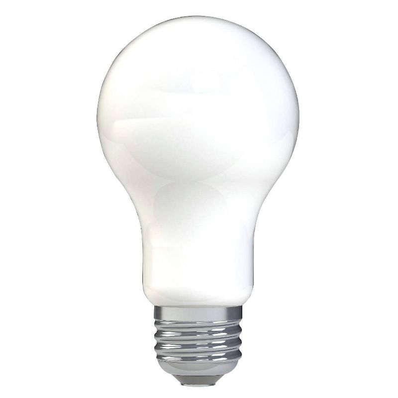 GE 4pk 75W Reveal A19 LED Light Bulbs Daylight: Dimmable, 850 Lumens, 2850K, E26 Base, 13.7-Year Life, Suitable for Wet Locations
