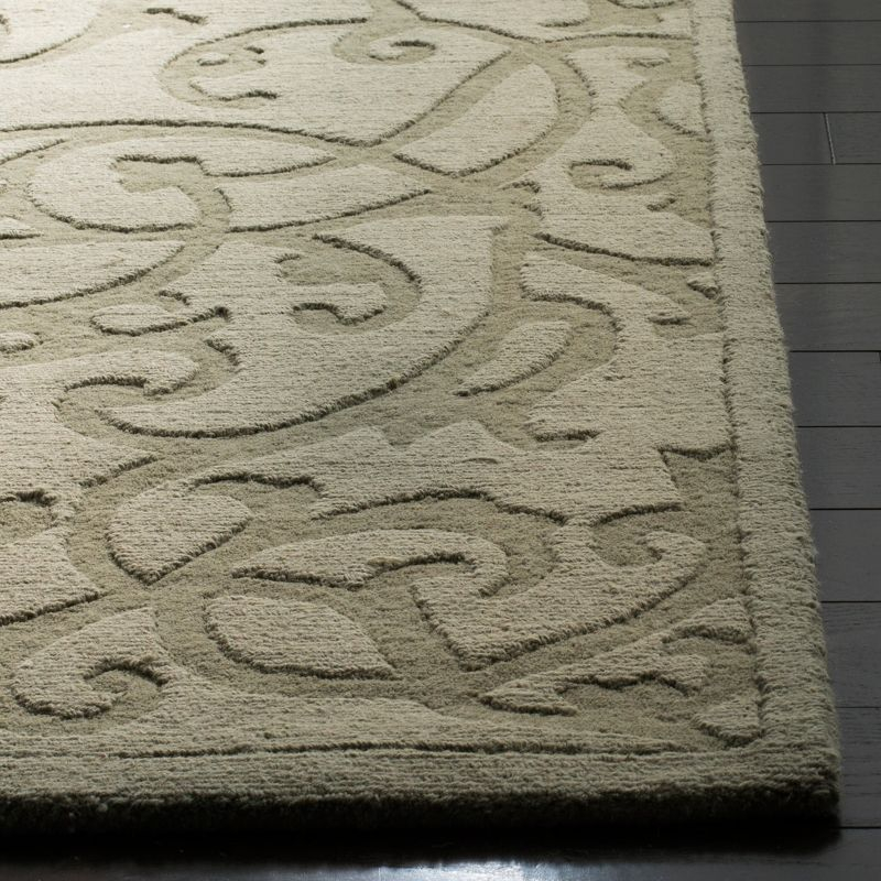 Impressions IM341 Hand Loomed Area Rug - Sage - 7'6"x9'6" - Safavieh.