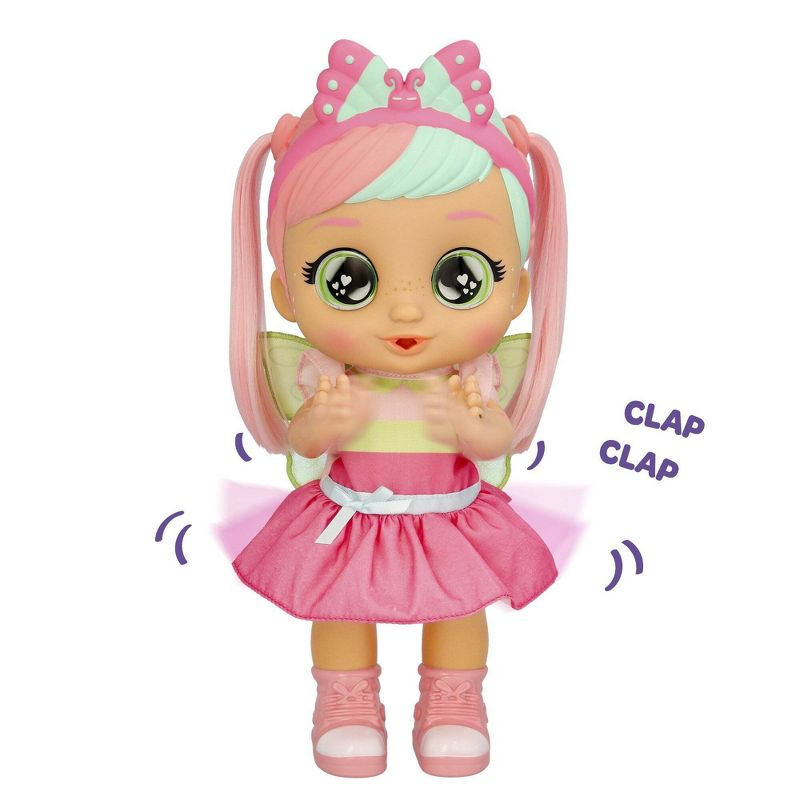 Cry Babies Bella's Morning Routine Interactive 13.6" Baby Doll with 25+ Baby Sounds and Interactive Accessories
