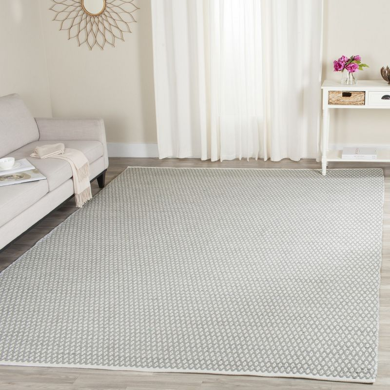 Boston BOS685 Power Loomed Area Rug - Grey - 8'x10' - Safavieh.