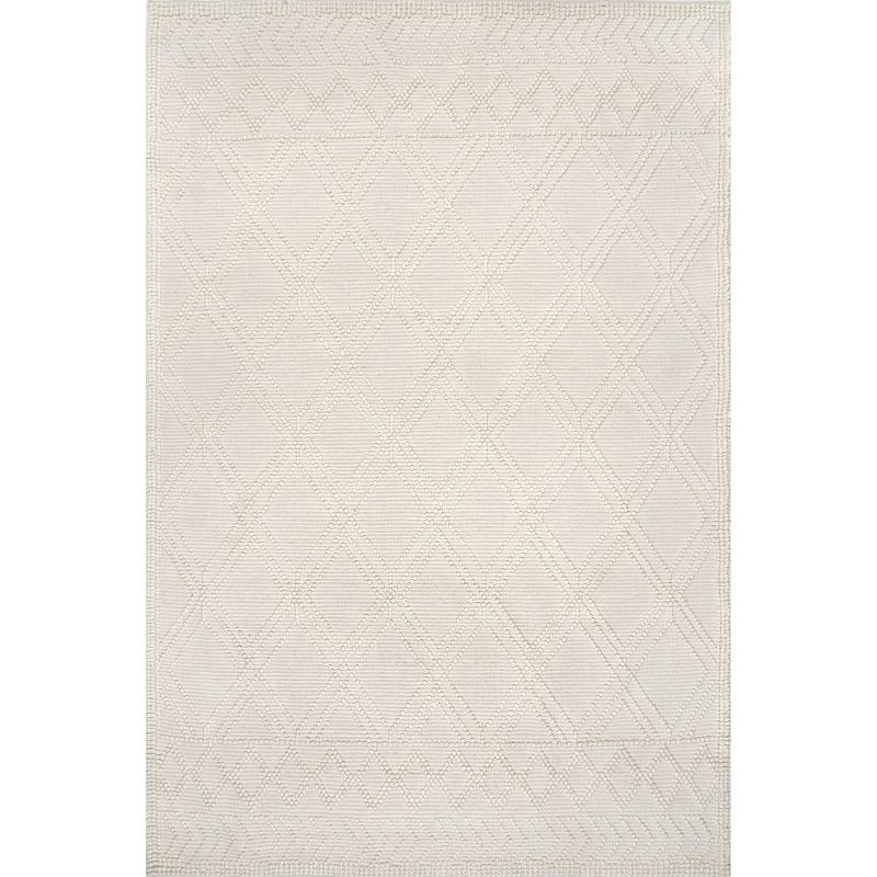 Nuloom Contemporary Trellis Natti Indoor Area Rug, 4' x 6', Ivory