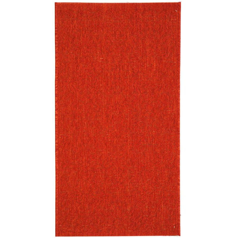 Courtyard CY2714 Power Loomed Indoor and Outdoor Accent Rug - Red/Red - 2'x3'7" - Safavieh
