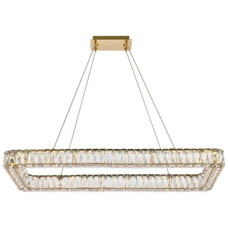 Elegant Lighting Monroe 1 - Light Pendant in  Gold