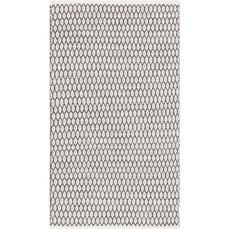 Montauk MTK608 Hand Woven Indoor Accent Rug - Charcoal/Ivory - 2'x3' - Safavieh