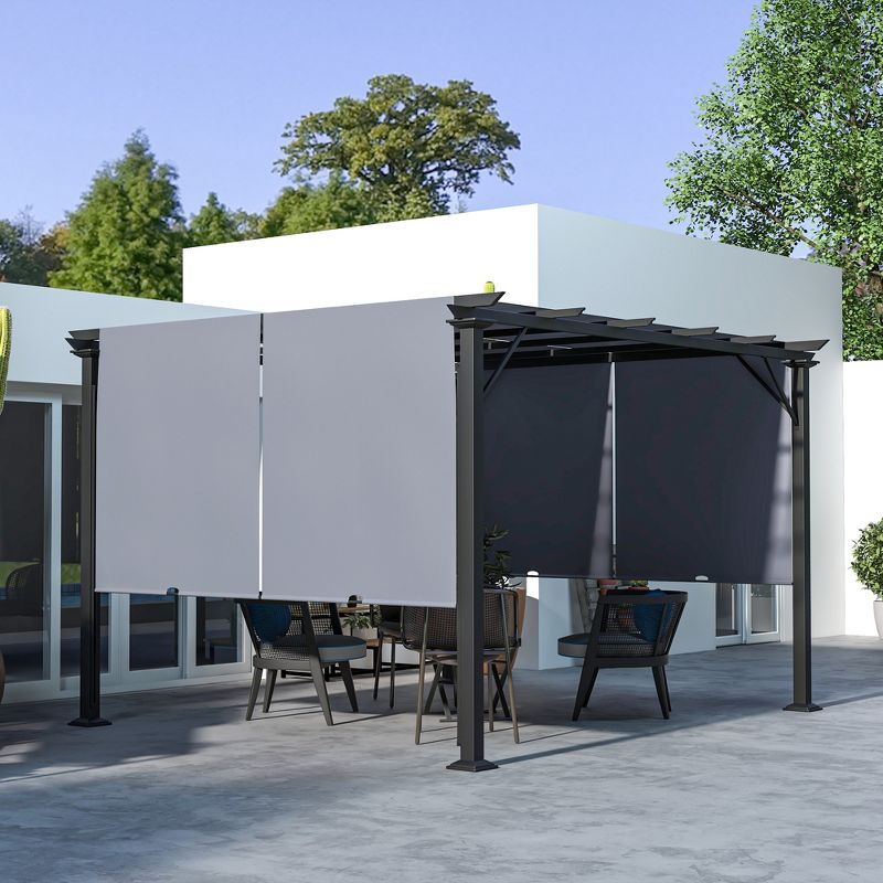 Outsunny Steel Patio Gazebo