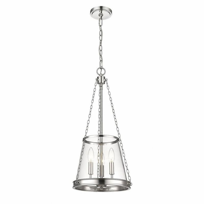 Z-Lite Prescott 3 - Light Pendant in  Polished Nickel