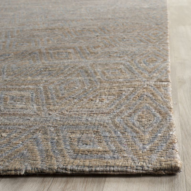 Cape Cod CAP412 Hand Woven Area Rug - Grey/Sand - 4'x6' - Safavieh..