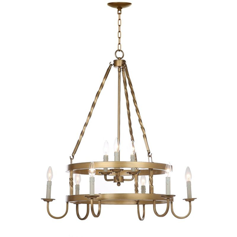 Crowley Chandelier - LIT4385 - Brass - Safavieh