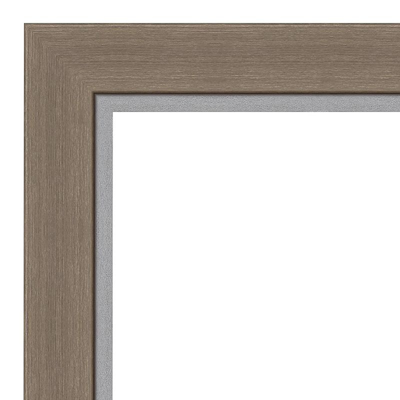 21"x27" Eva Narrow Wall Mirror for Bathroom, Modern Style - Amanti Art: Includes Mounting Hardware