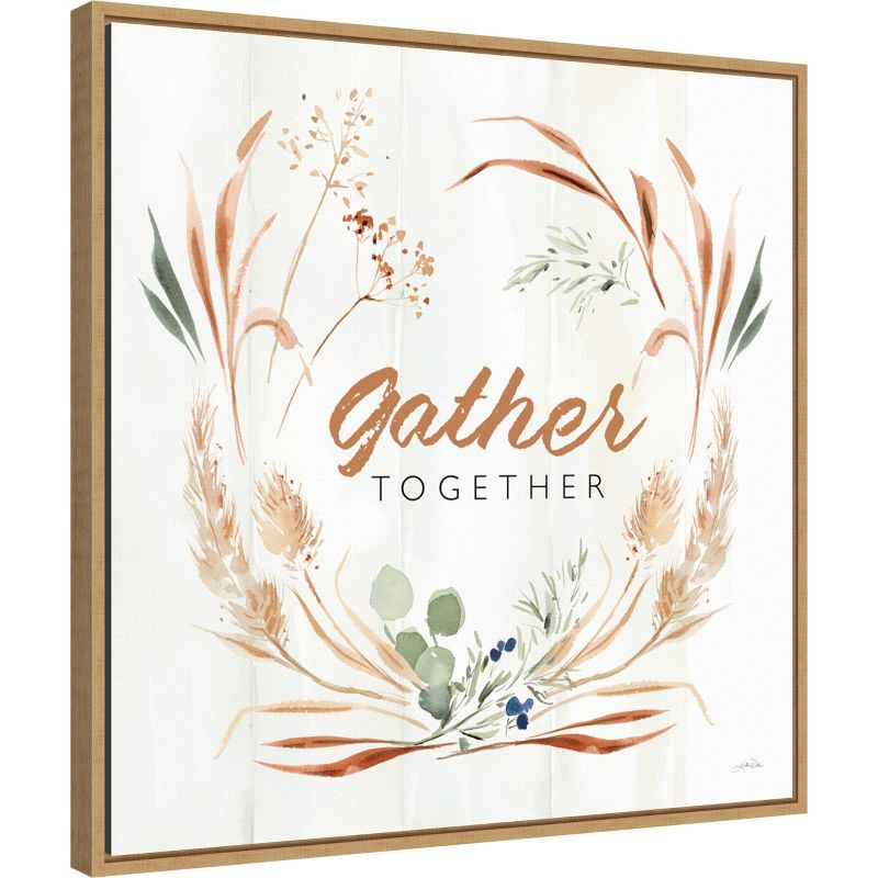 Amanti Art Autumn Ramble V Together by Katrina Pete Canvas Wall Art Print Framed 22-in. x 22-in.