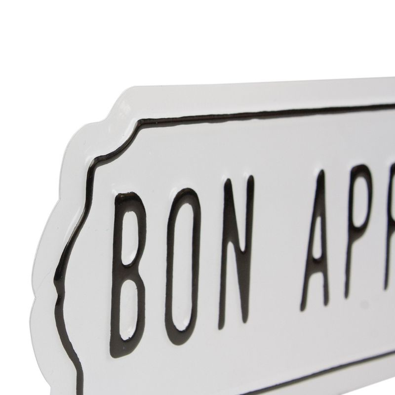 Northlight "Bon Appetit" Hanging Metal Wall Sign - 14"