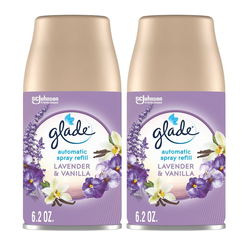 Glade Automatic Spray Air Freshener - Lavender & Vanilla - 6.2oz/2pk