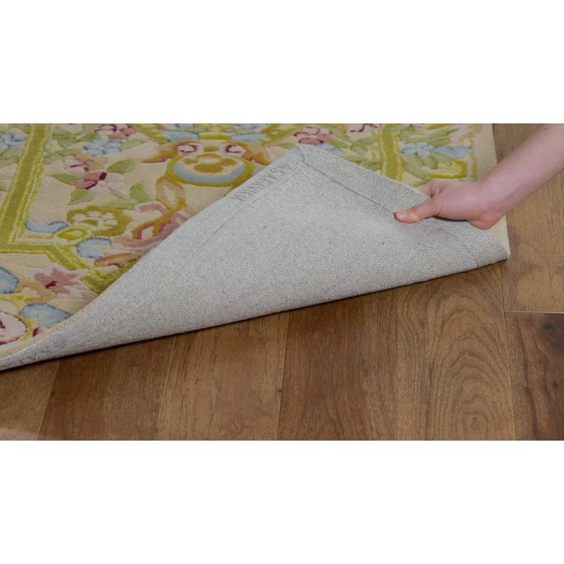 Savonnerie SAV202 Hand Tufted Area Rug - Sage/Beige - 6'x9' - Safavieh.