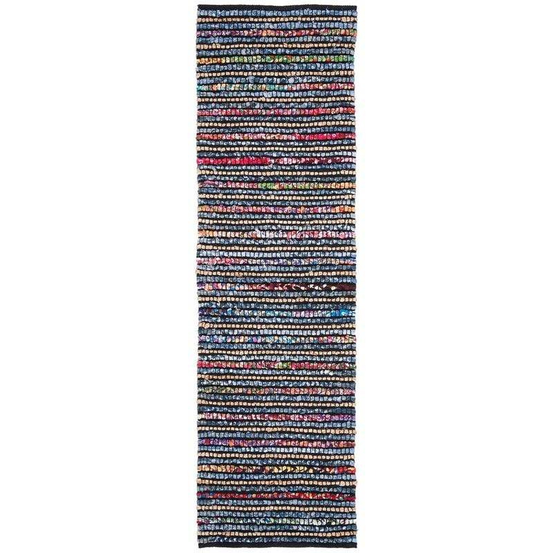 Cape Cod CAP364 Hand Woven Runner Rug - Multi/Natural - 2'3"x8' - Safavieh.