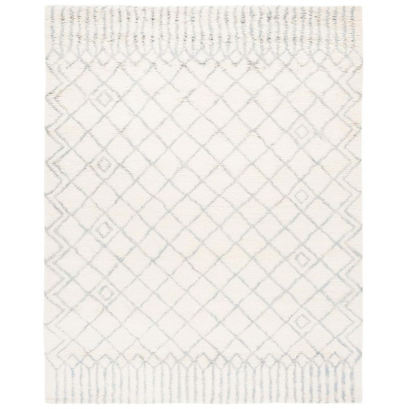 Casablanca CSB894 Hand Tufted Indoor Area Rug - Ivory/Blue - 8'x10' - Safavieh