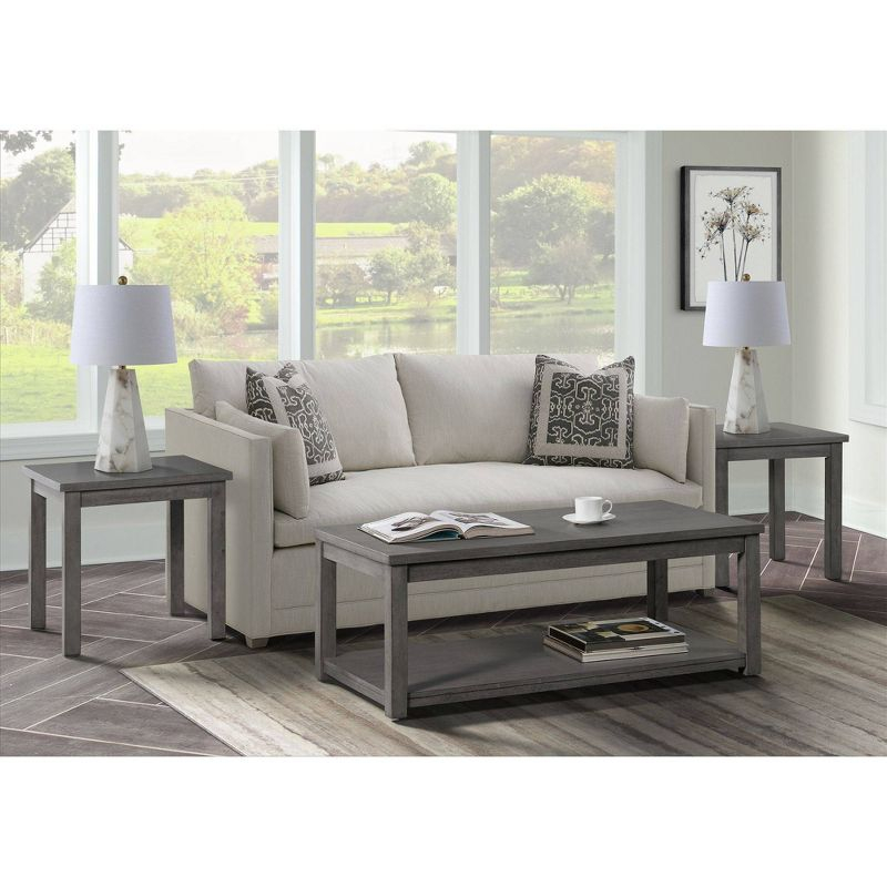 Rhys Occasional Table Set Gray - Picket House Furnishings