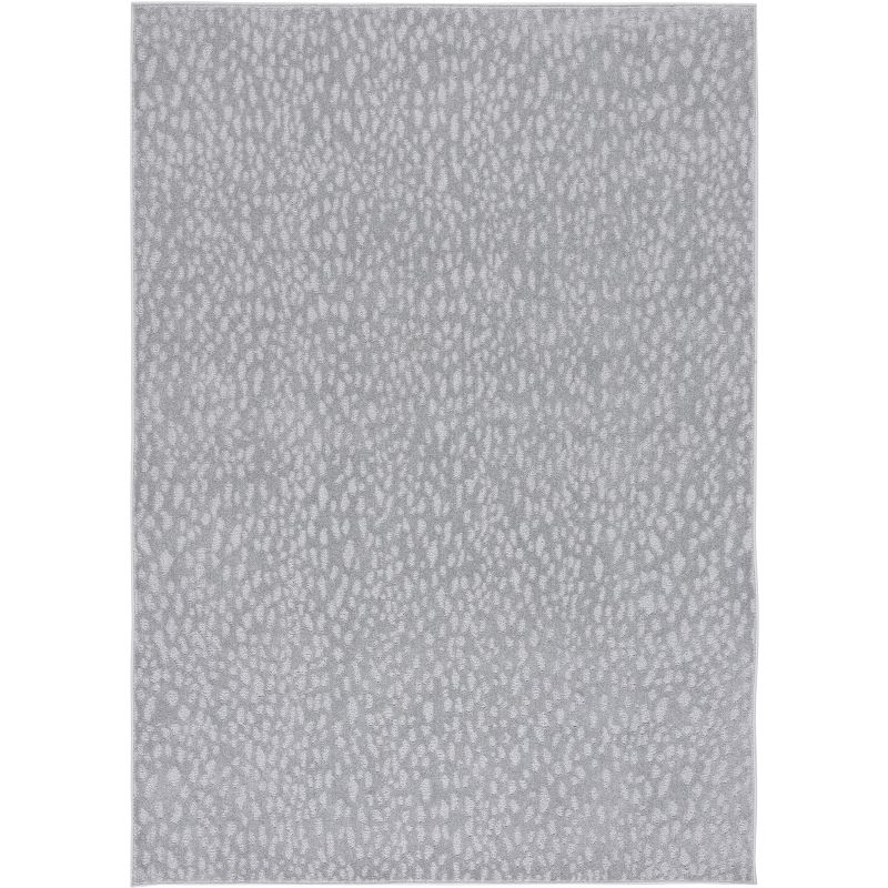 Pattern and Solid PNS408 Power Loomed Area Rug - Grey - 6'7"x9' - Safavieh.