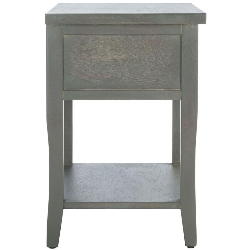 Coby Nightstand with Storage - Ash Grey - Safavieh.