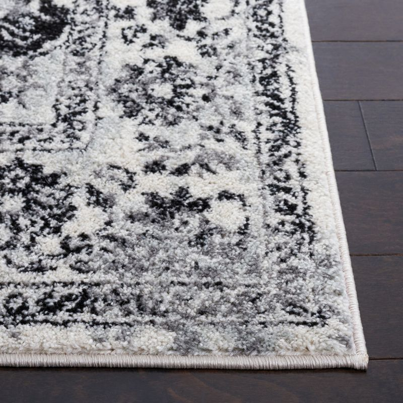 Tulum TUL282 Power Loomed Area Rug - Ivory/Black - 8'x10' - Safavieh.