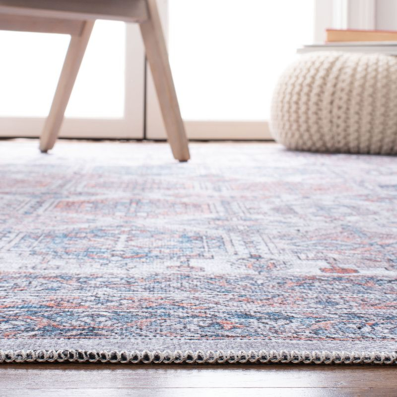 Serapi SEP520 Power Loomed Machine Washable Runner Rug - Ivory/Rust - 2'x9' - Safavieh.