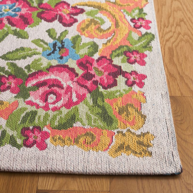 Classic Vintage CLV112 Power Loomed Area Rug - Ivory/Rose - 5'x8' - Safavieh.