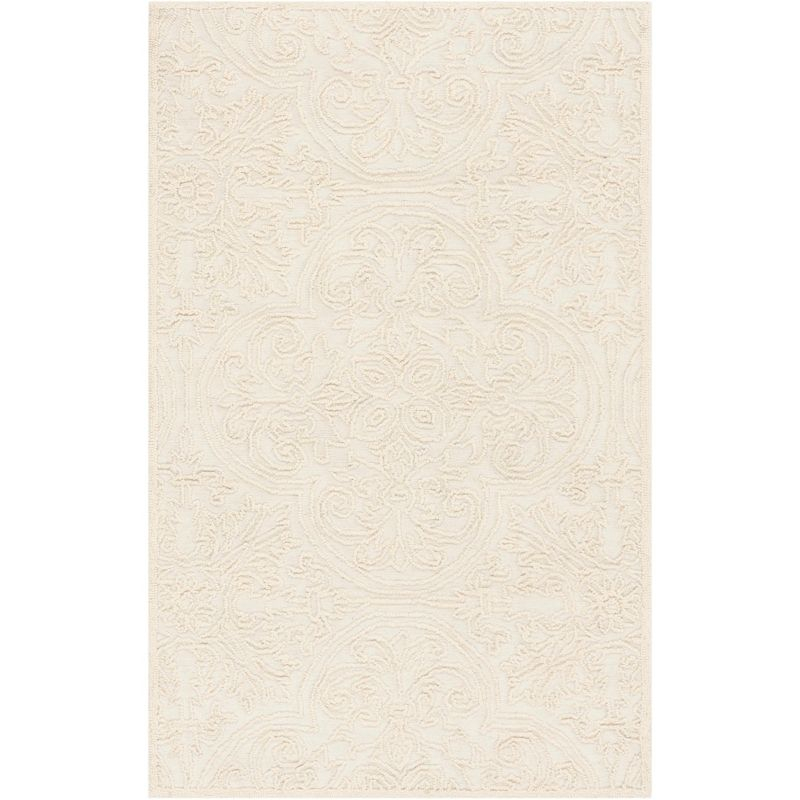 Trace TRC101 Hand Tufted Indoor Accent Rug - Ivory - 2'x3' - Safavieh