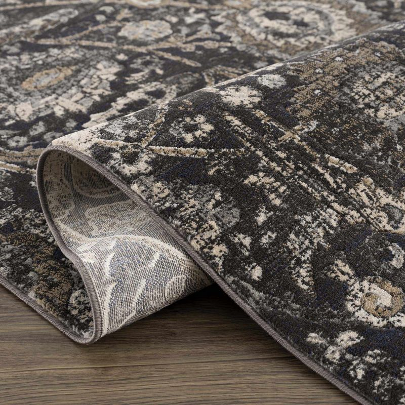 Hauteloom Rectangle Area Rug   Black