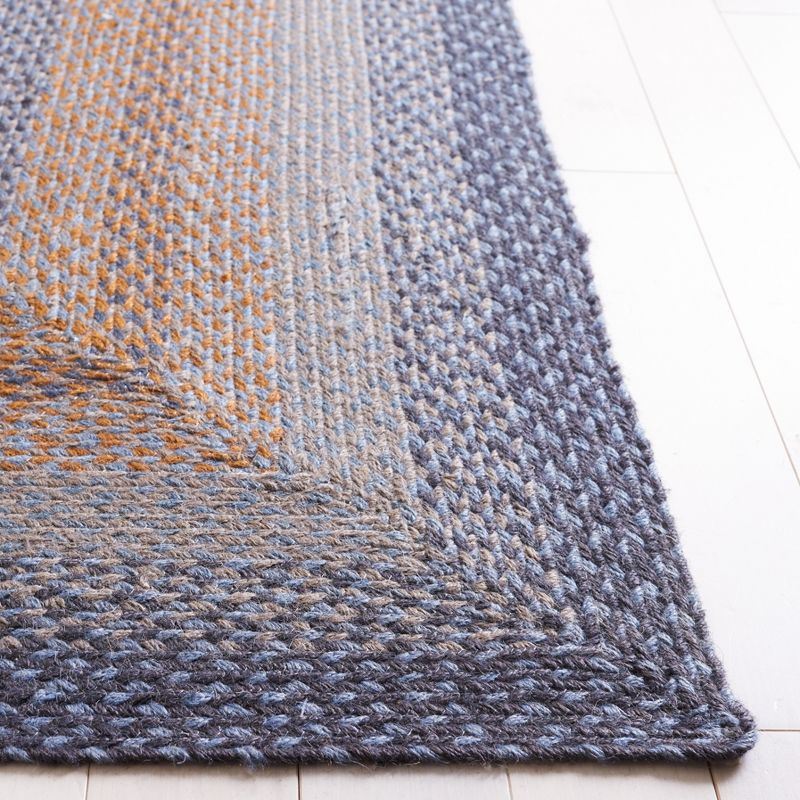 Braided BRD652 Flat Weave Indoor Runner Rug - Grey/Brown - 2'3"x8' - Safavieh