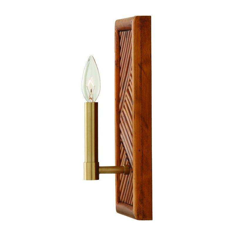 Capital Lighting Soleil 1 - Light Wall Light in  Matte Brass