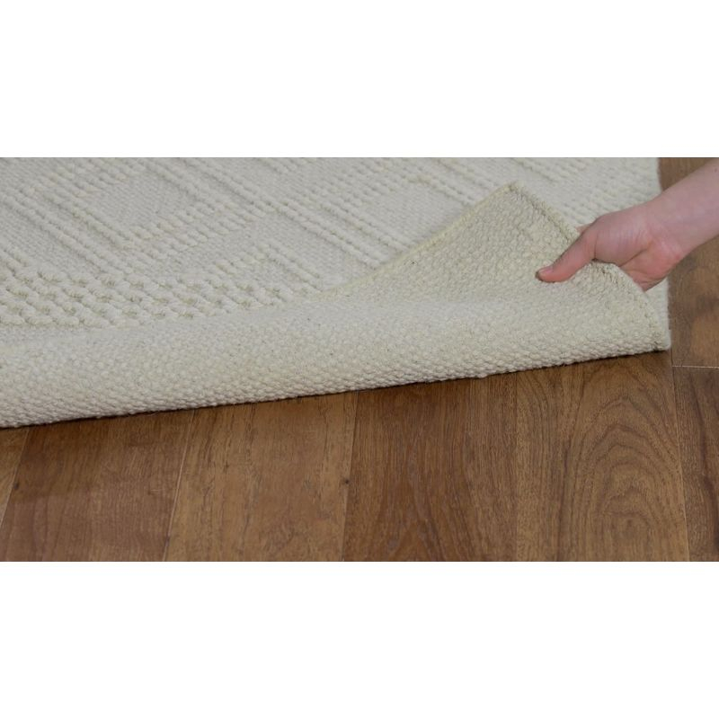 Vermont VRM211 Hand Woven Area Rug - Ivory/Dark Grey - 3'x5' - Safavieh.