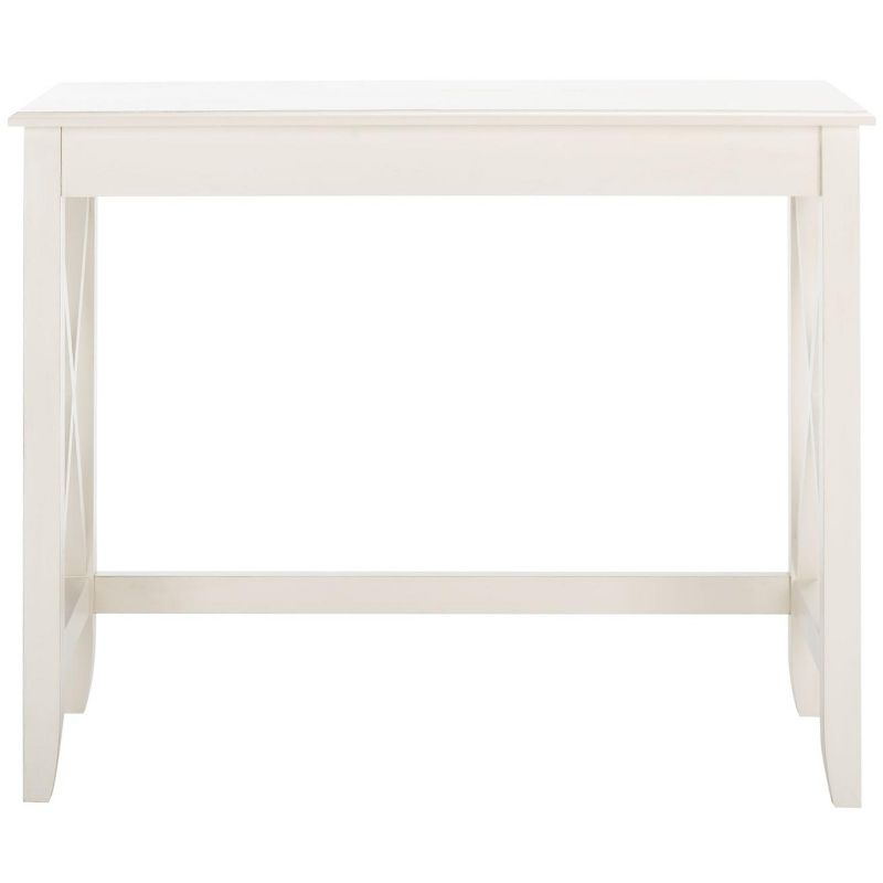 Kaytee Desk - DSK5713 - Distrssed White - Safavieh