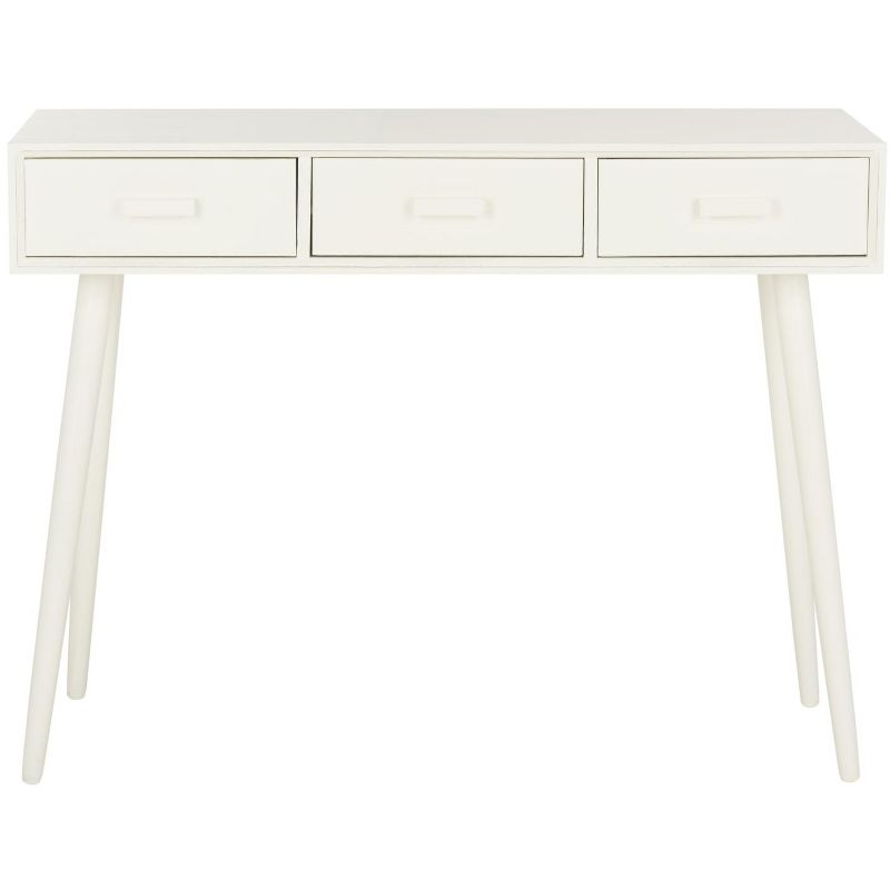 Albus 3 Drawer Console Table - CNS5701A - Off-White - Safavieh